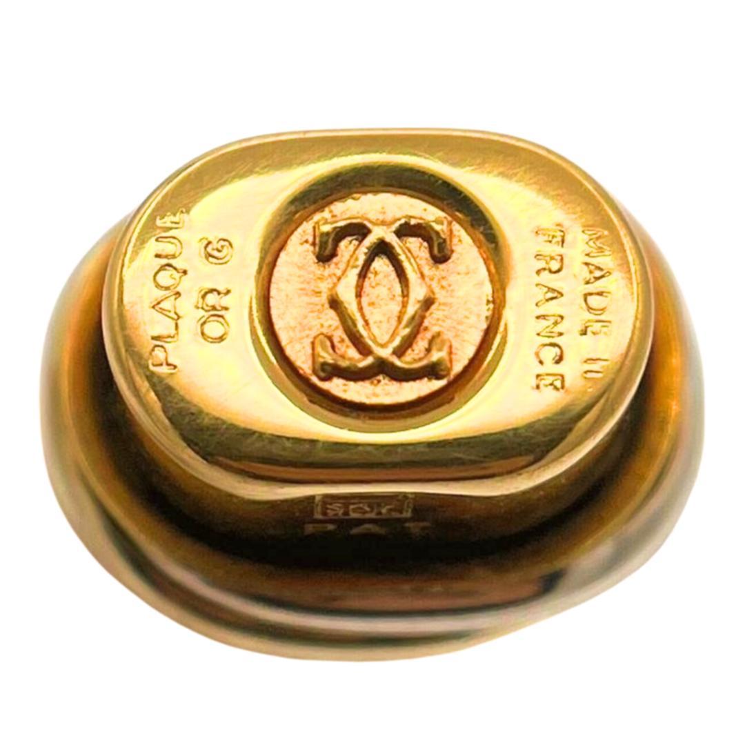 CARTIER カルティエ GP トリニティ ボールペン キャップ式 ゴールド