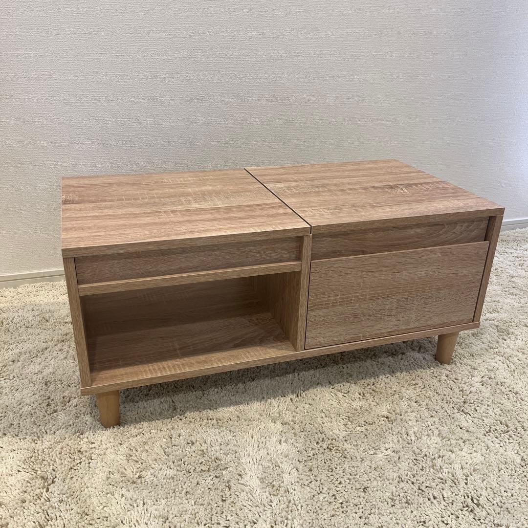 ロウヤ　木製ドレッサー 引き出し付き