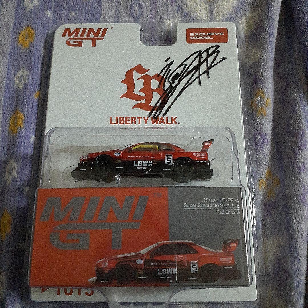 リバティーウォーク 日産 LB-ER34 ブラジル限定 レッドクローム。