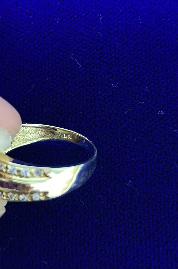 ルビーリング❣️k 18 サイズ12