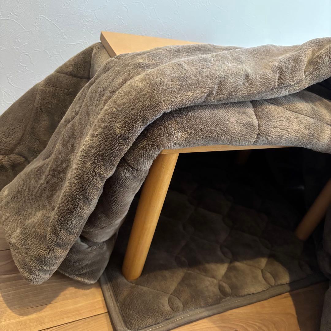 dinos ペット用こたつ ヒートループ素材 ブラウン 3点セット 電気不要