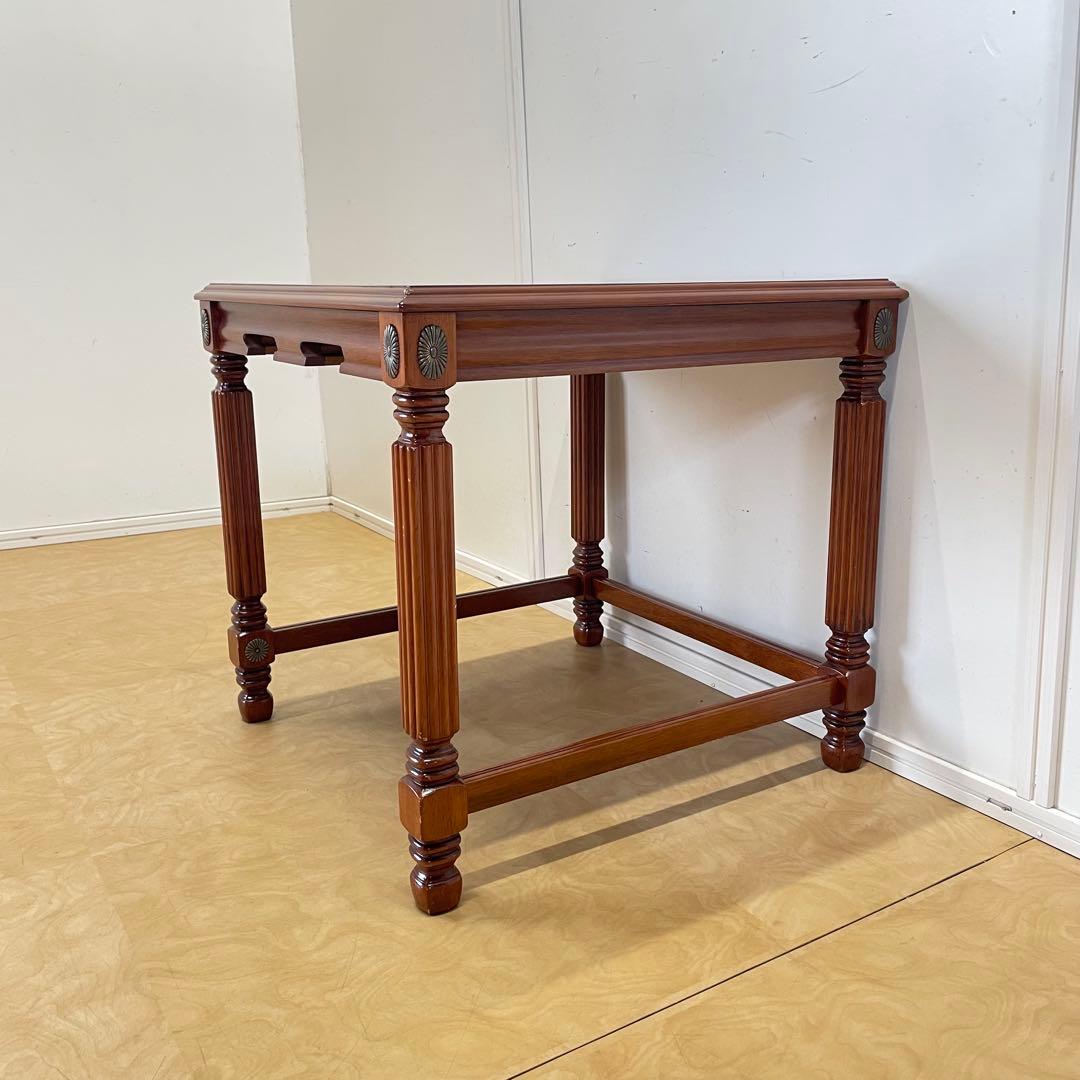 英国スタイル サイドテーブル コンソール 台 デスク 机 テーブル アンティーク