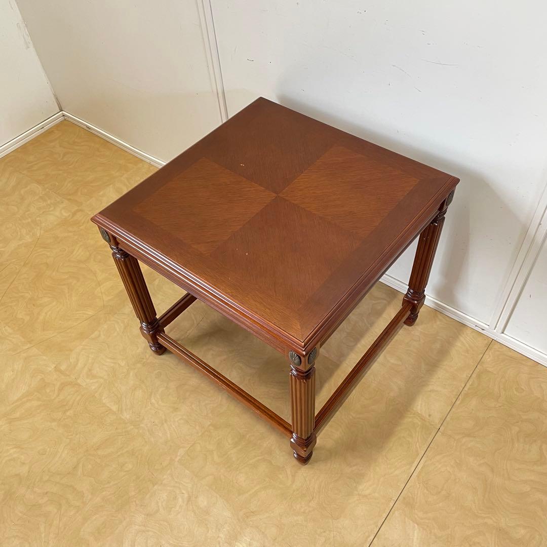 英国スタイル サイドテーブル コンソール 台 デスク 机 テーブル アンティーク