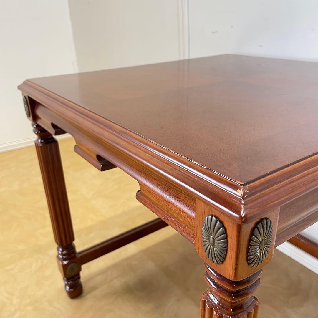 英国スタイル サイドテーブル コンソール 台 デスク 机 テーブル アンティーク