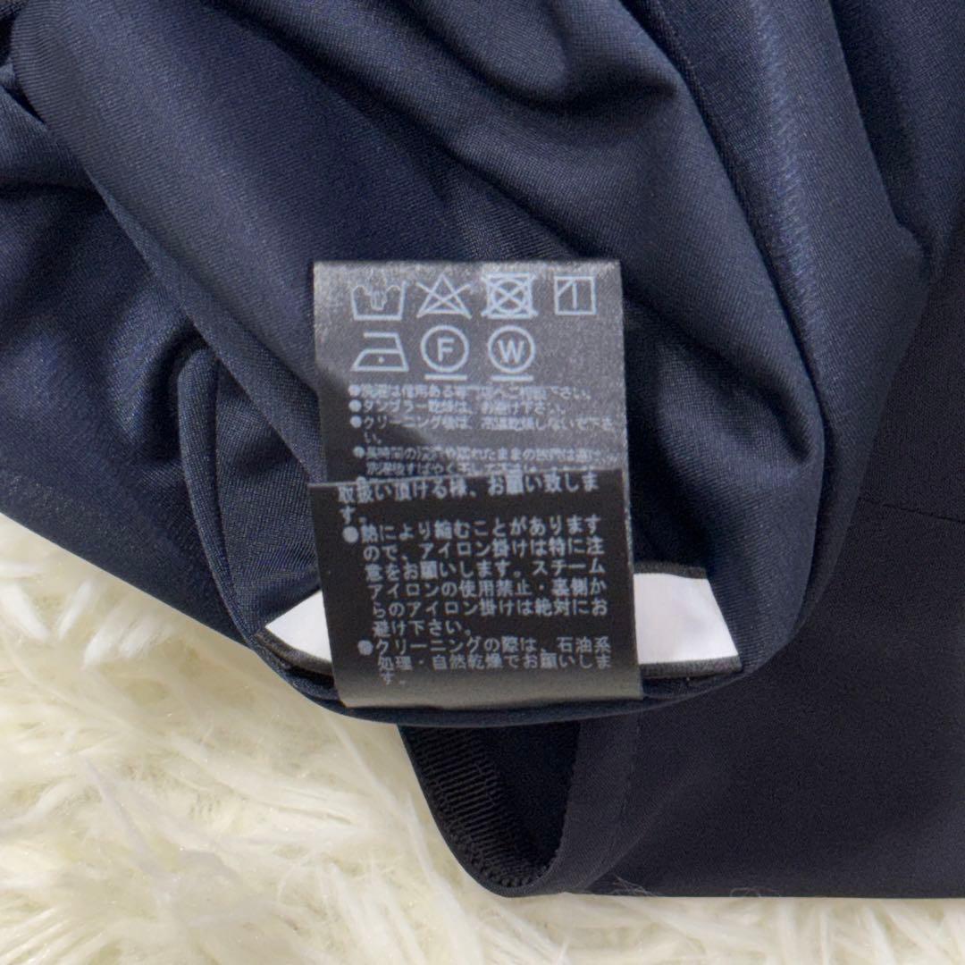 極美品✨フォクシー 希少サイズ42 ウォータープルーフワイドパンツ 撥水 紺