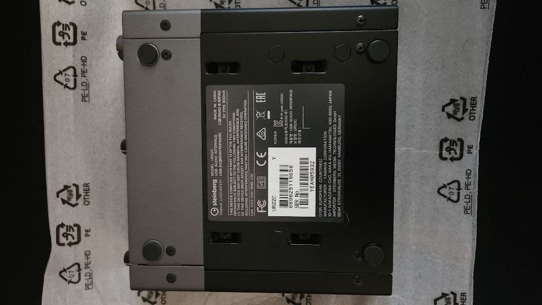 【中古】steinberg UR22C オーディオインターフェース