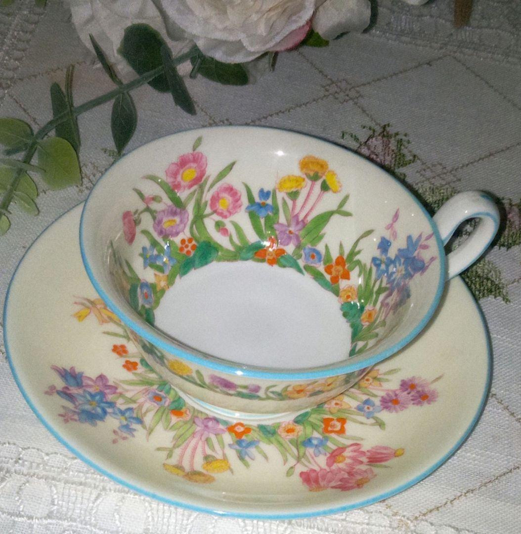 ウェッジウッド プレーリーフラワー トリオ ヴィンテージ