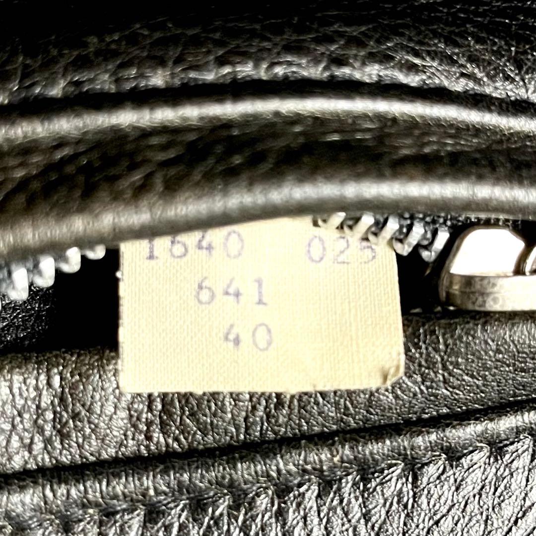 40インチ/ライナー付✨ショット シングルライダース レザージャケット 2way