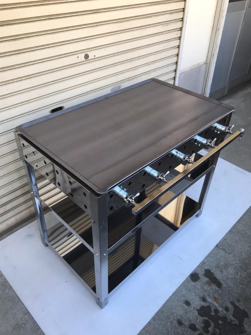 ９０×５５【新品　グリドル　鉄板焼　グリラー】台付　天板１枚　お好み焼きそば　祭