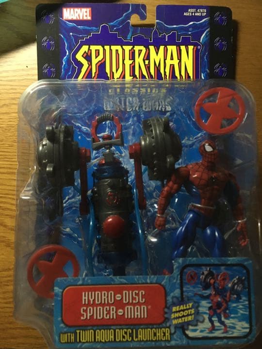 希少　スパイダーマン　CLASSICS フィギュア　HYDRO-DISK