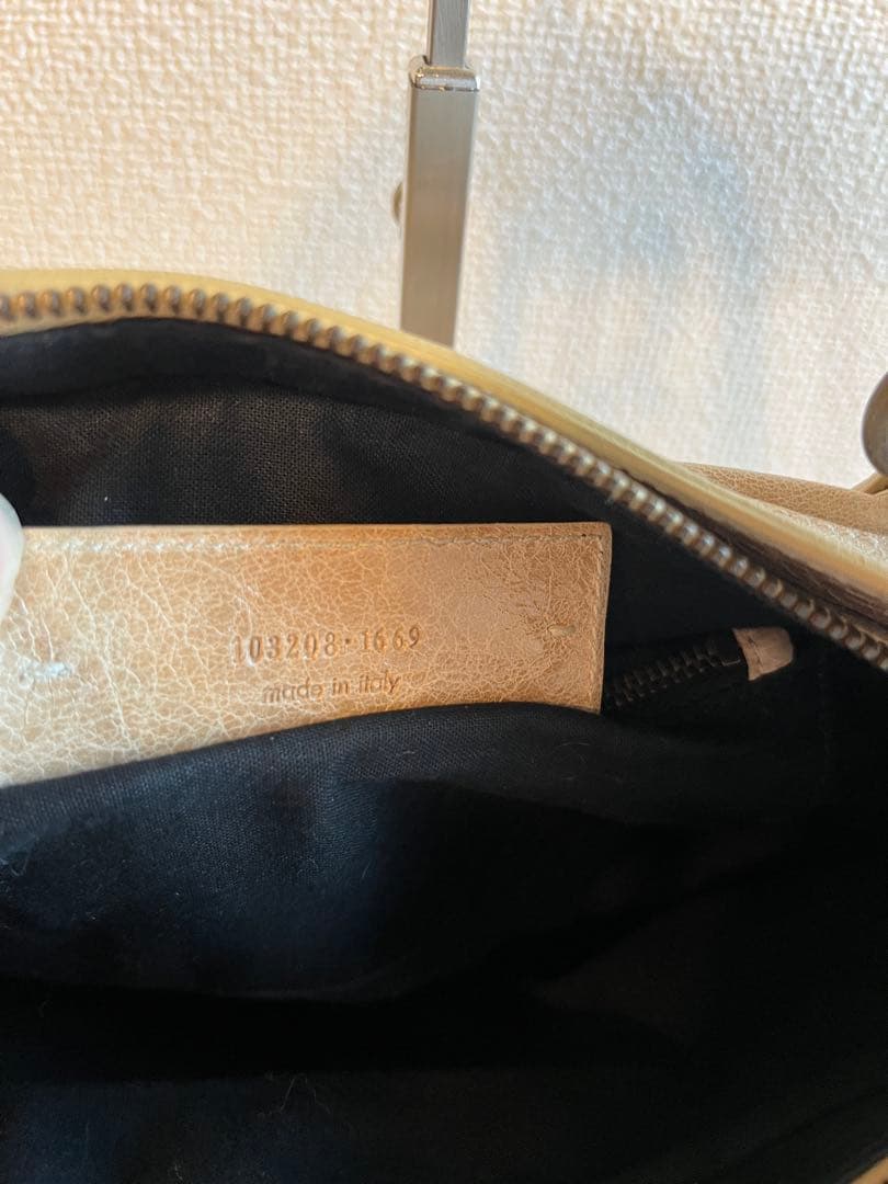 BALENCIAGA FIRST 2008 ザ ファースト ベージュ　タグ付き