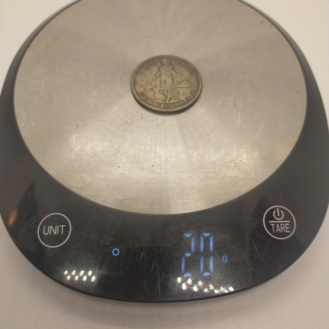 1907年 フィリピン 1ペソ アメリカ領　銀貨　古銭　希少硬貨