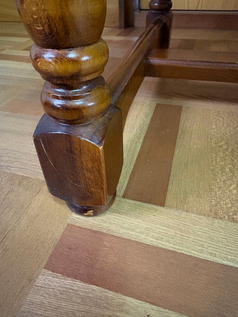 オールドカリモク レトロ テレフォンベンチ 電話台 アンティーク