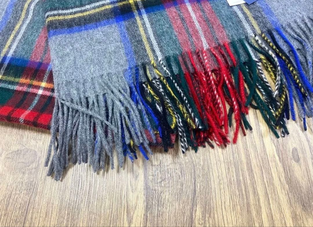 ジョンストンズ オブエルガン 大判 ストール グレースチュワート