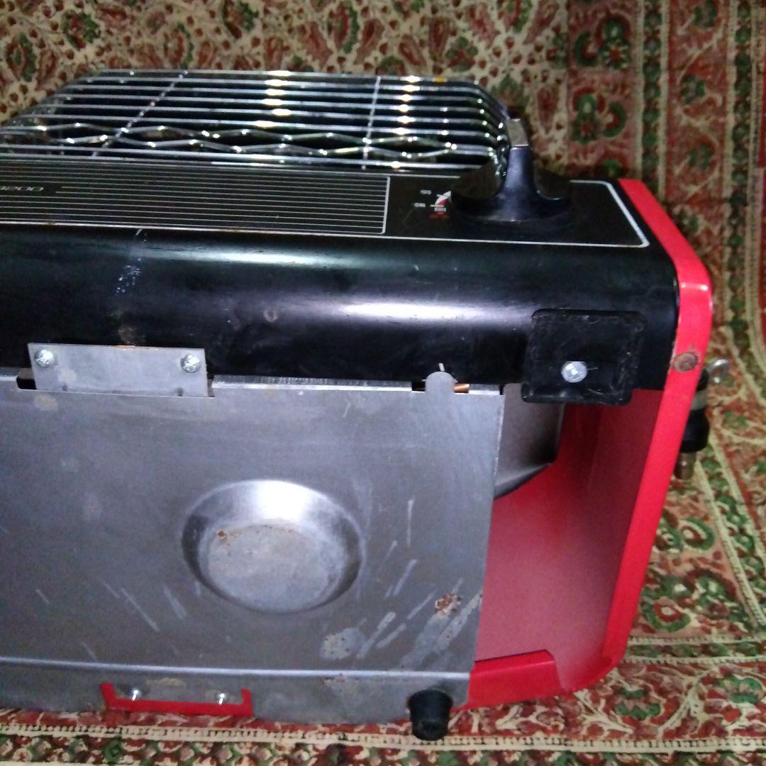 【昭和レトロ】希少♦NATIONAL S-3200 ストーブ 赤黒…ＬＰガス用