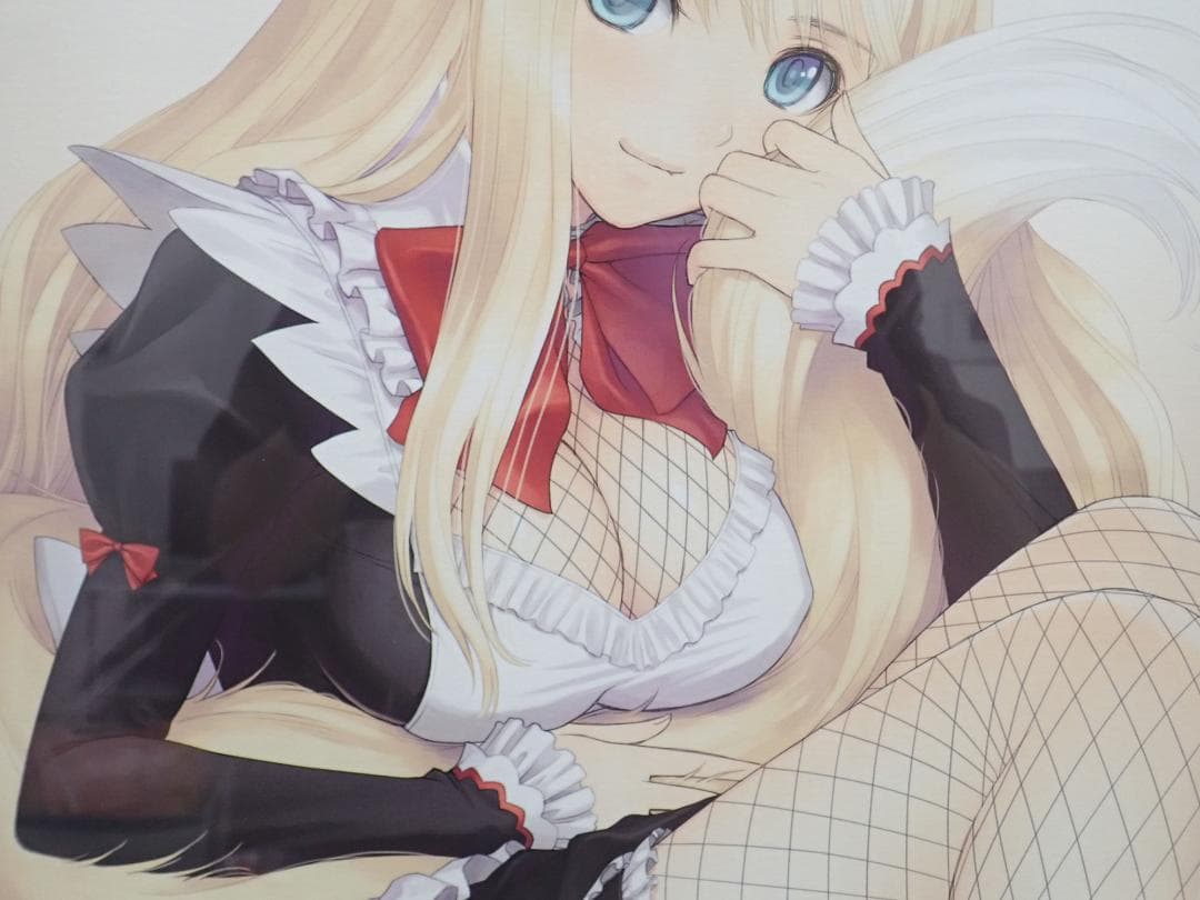 ㊳新品・保証書付 Tony　「亜麻色の尾の侍女」ミクスドメディア アールビバン