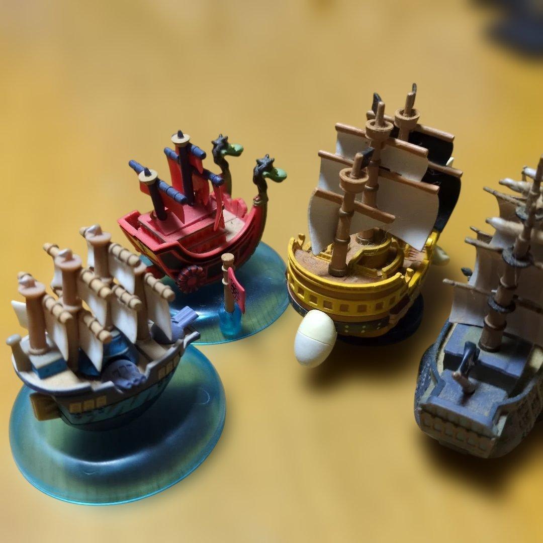 ワンピース　船4隻　ワールドコレクタブル等