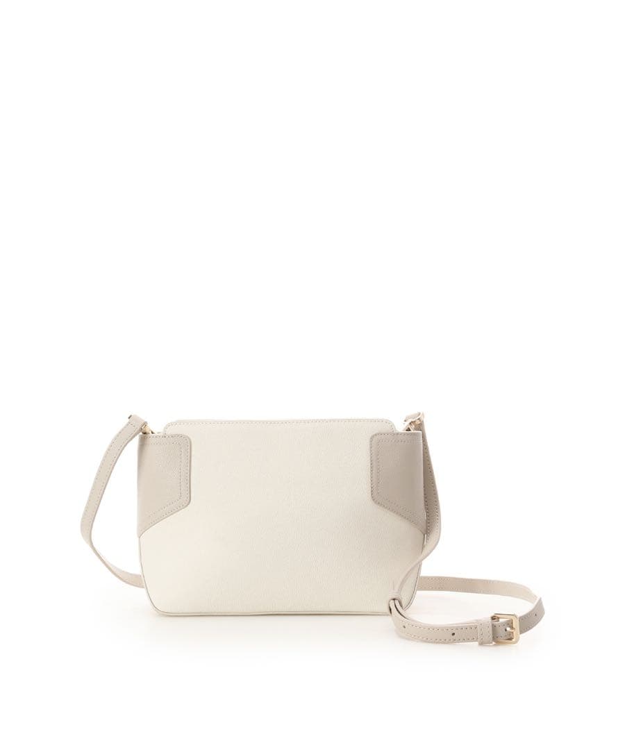 雪音　サマンサタバサ　バイカラーリボンモチーフ スプリットレザーショルダー