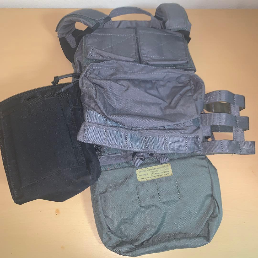 EMERSON CPスタイル JPCプレートキャリア 2.0 Wolf Grey