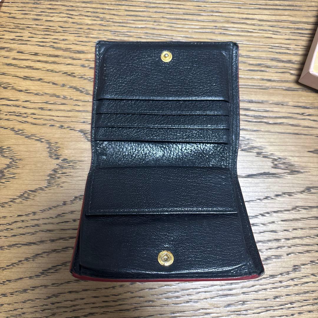 miumiu ハート　財布