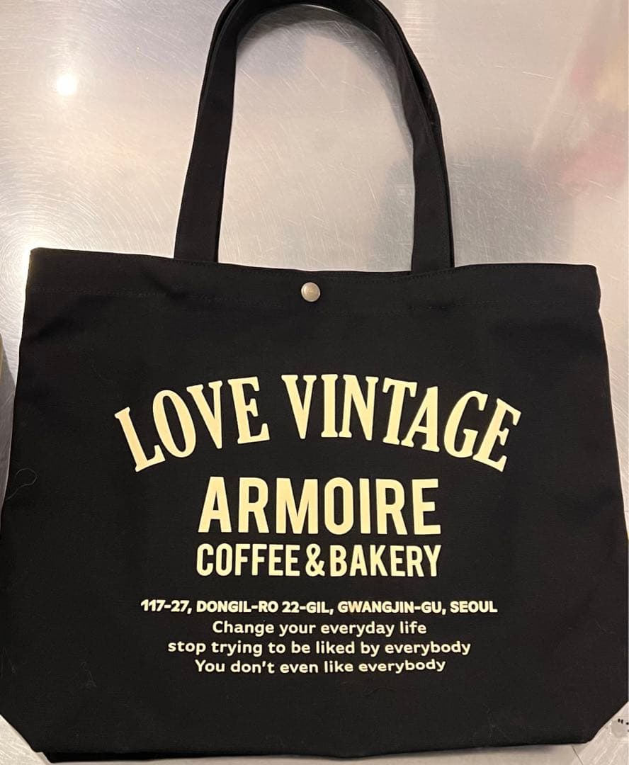 アルムア　トートバッグ　黒　イェソン　韓国　マウスラビット　新作