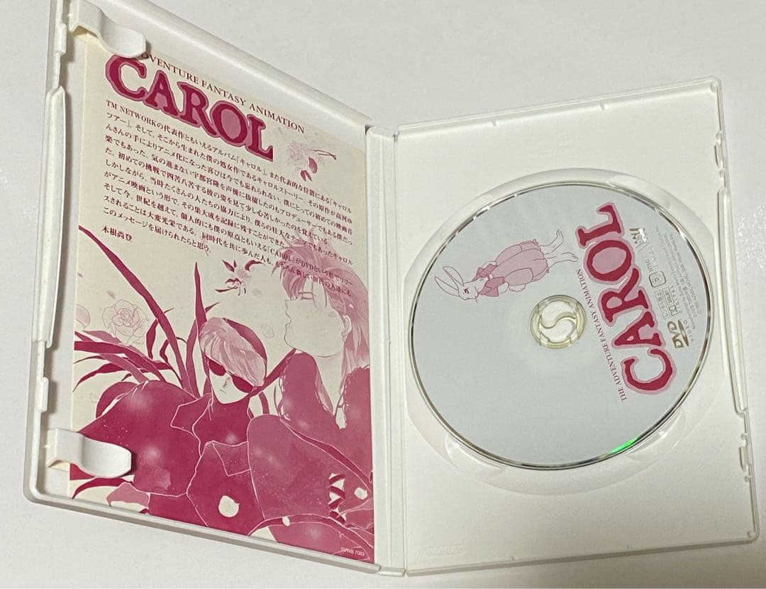 CAROLアニメDVD TMNETWORK 小室哲哉　宇都宮隆　木根尚登