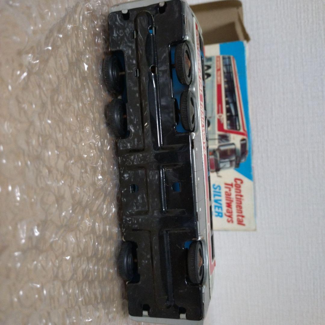 ブリキ　CONTINENTAL TRAILWAYS バスモデル