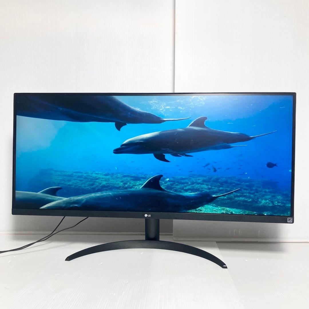 美品 LG 34型ウルトラワイド モニターディスプレイ 34WP500-B