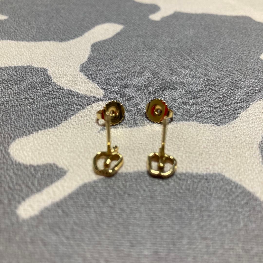 ピ*)様 ティファニー　りんごピアス　K18 廃盤品
