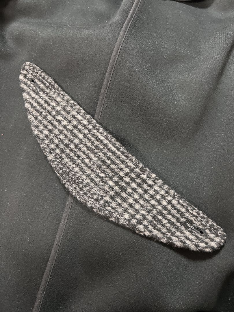 美品【24AW】Spick&Span Wスライバーチェックハーフコート 36