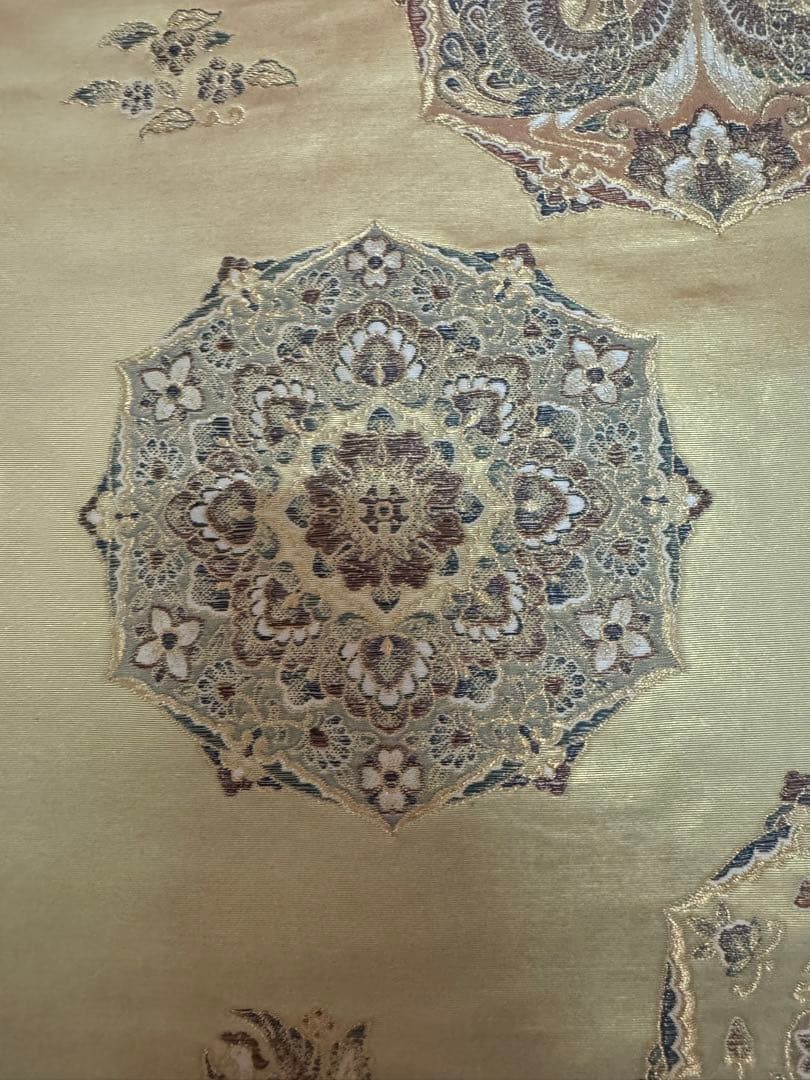 2681袋帯 古代彫金紋 西陣織 金糸　高級上質上品　約440cm 未使用