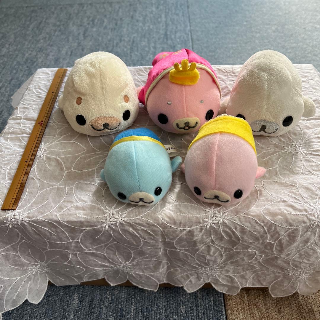 まめゴマ ひな祭りぬいぐるみ 他　平成レトロセット5体