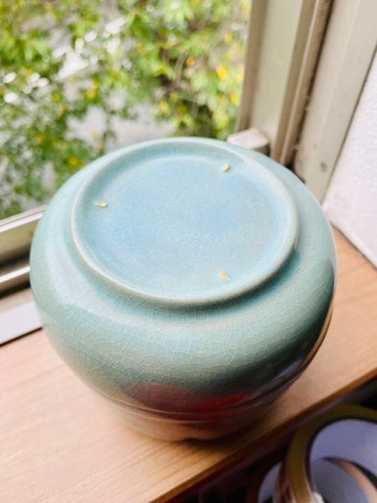 中国宋代青瓷盖碗，茶器。