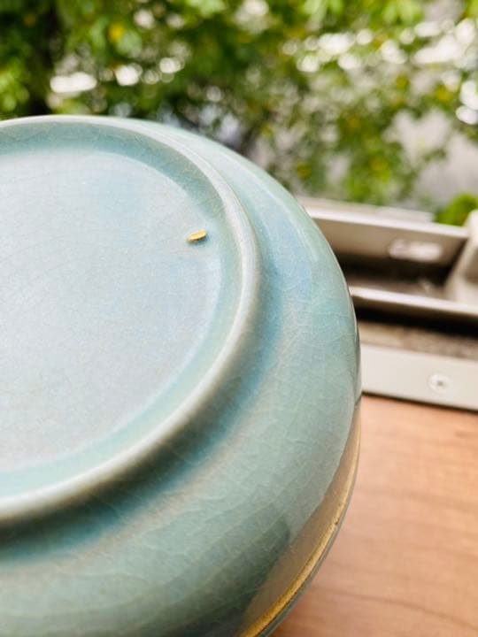 中国宋代青瓷盖碗，茶器。