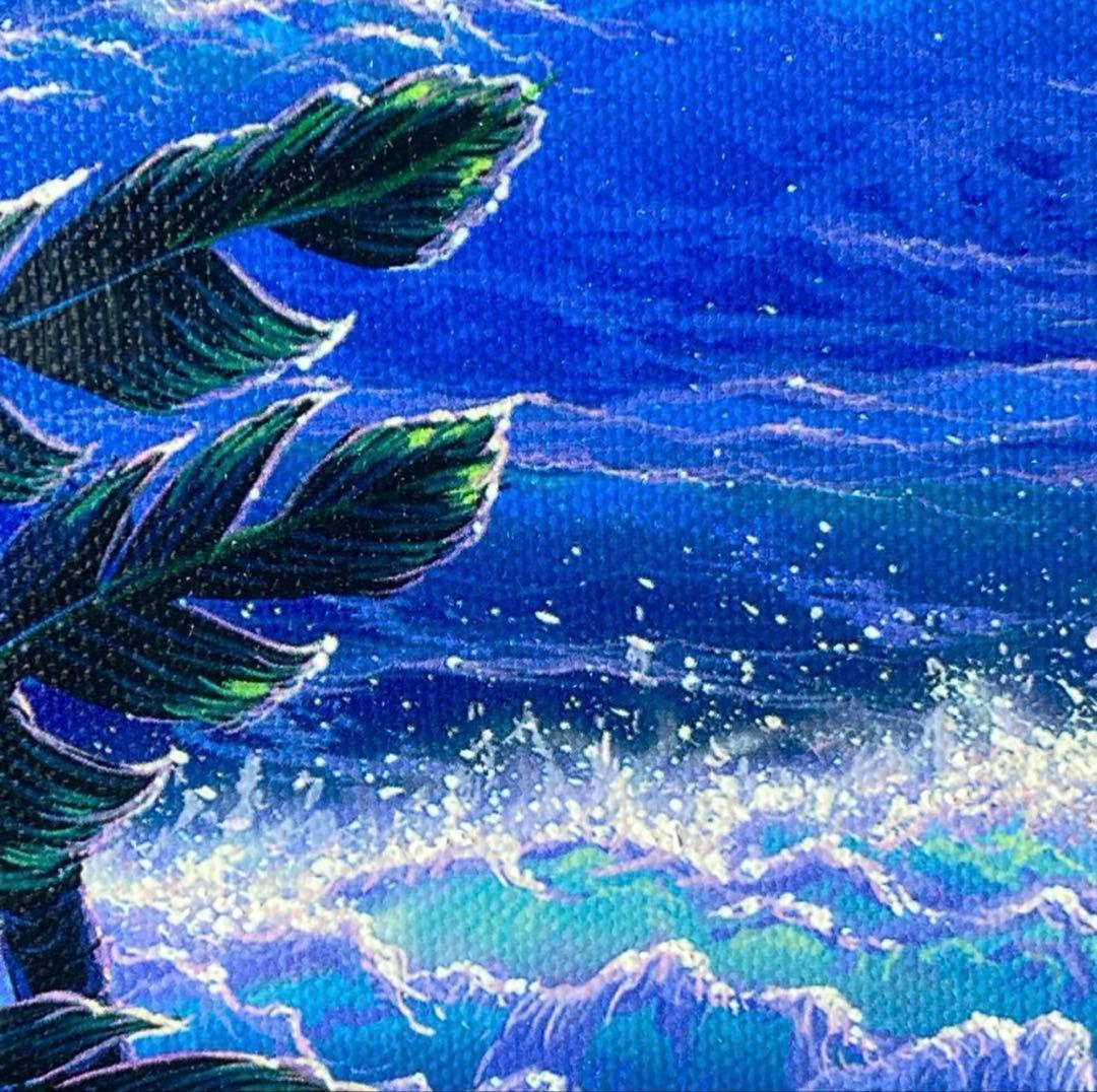 【美品版画】クリスチャン R ラッセン 『ムーンリット セレニティ』キャンバス