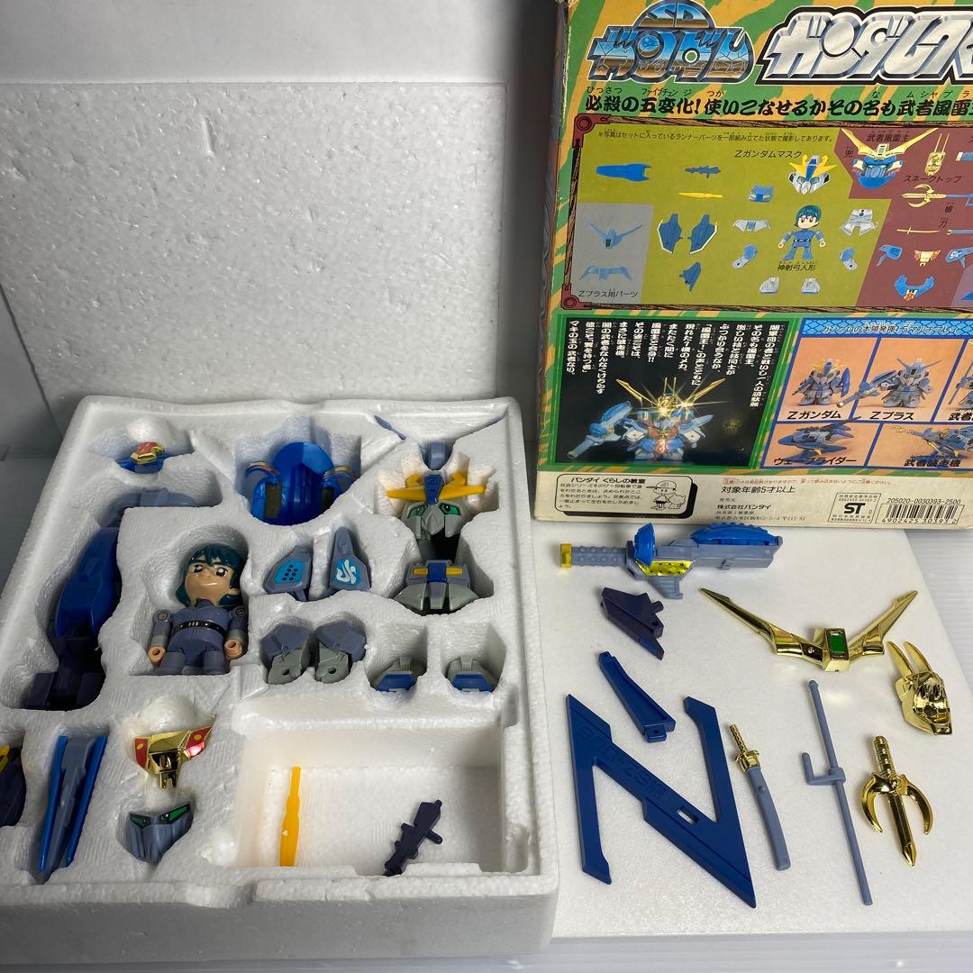 超レア品SDガンダム　ガンダムクロスno13武者風雷主　五変化　良品