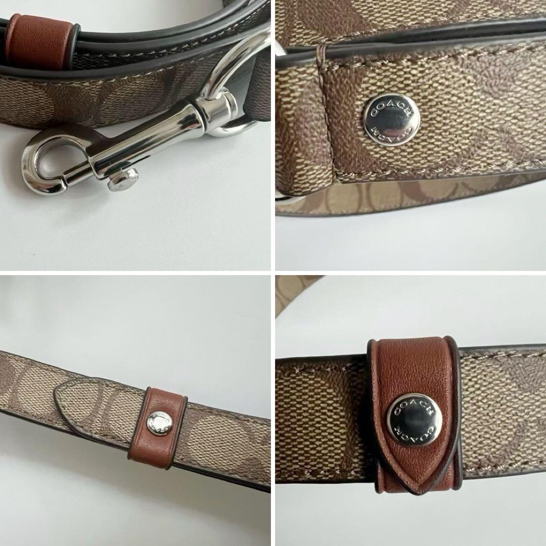 新品 未使用　COACH　コーチ　リード＆首輪セット　シグネチャー　ペット