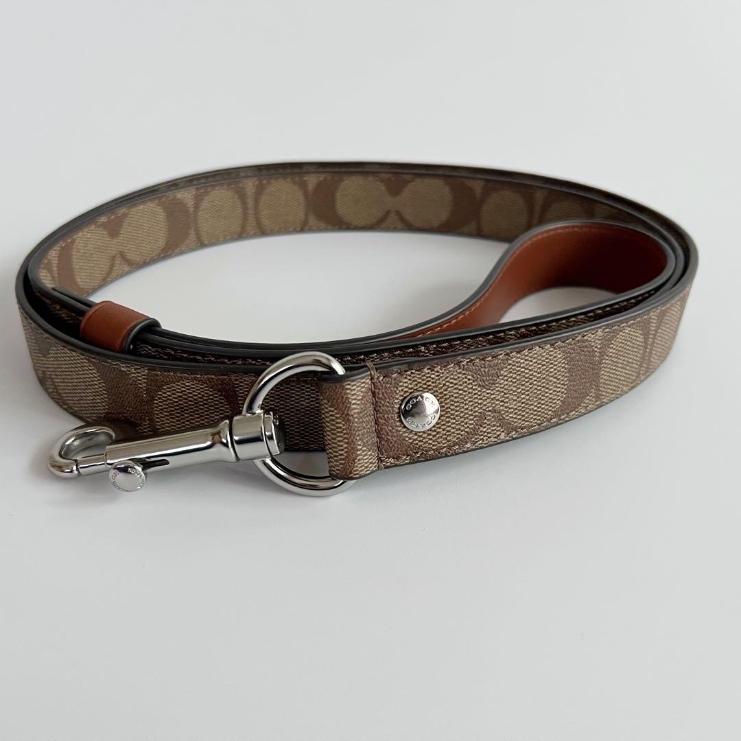新品 未使用　COACH　コーチ　リード＆首輪セット　シグネチャー　ペット