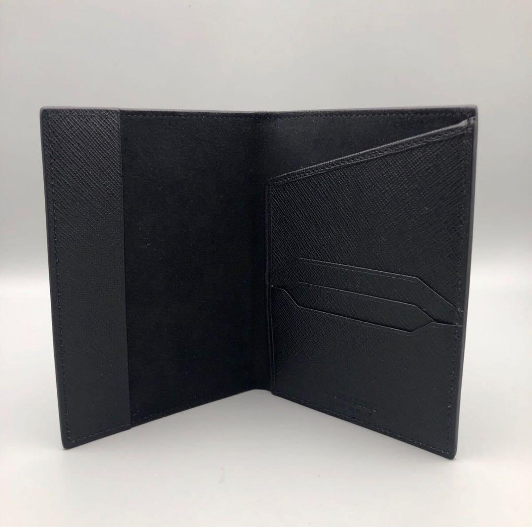 【新品未使用】MONTBLANC サルトリアルブラックパスポートケース