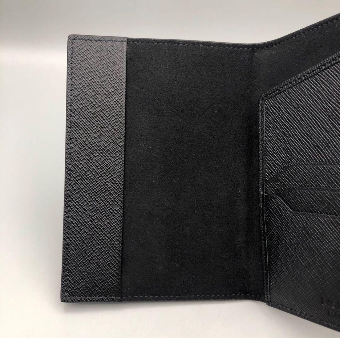 【新品未使用】MONTBLANC サルトリアルブラックパスポートケース
