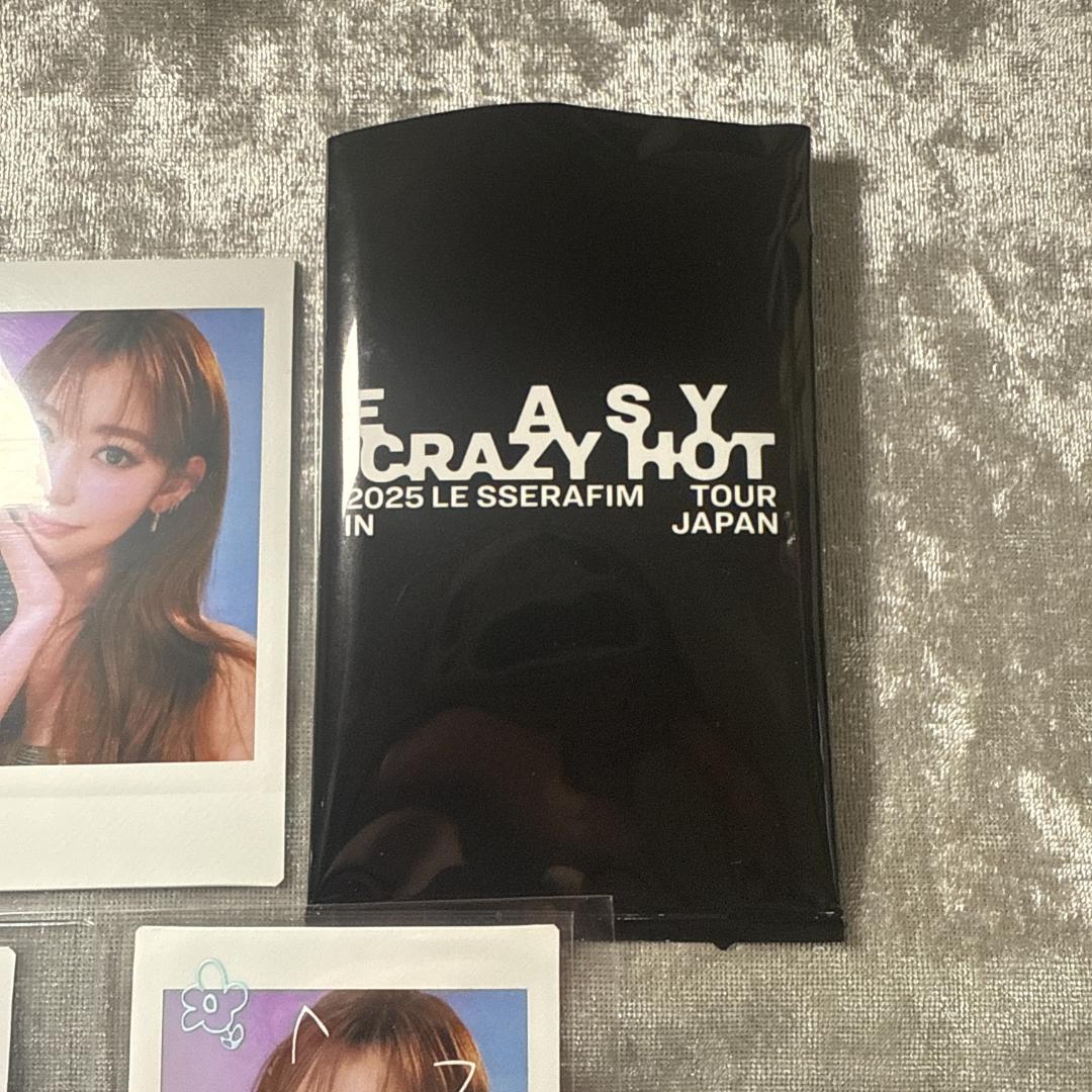 LE SSERAFIM ツアー インスタントフォト サクラ 直筆サイン チェキ