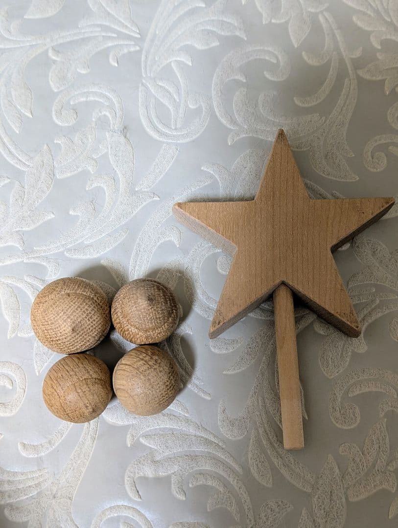 三浦忠司 どんぐりコロコロ 50cm 木製 クリスマスツリー　木のおもちゃ