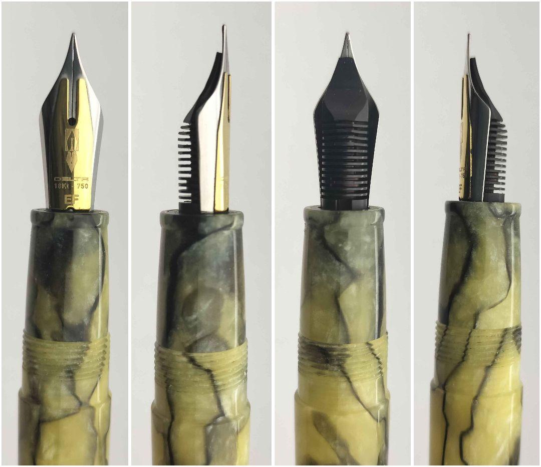 デルタ 万年筆 Fusion82 EF 限定18本 セルロイド 調整済み