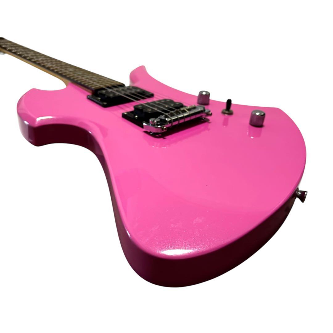 【良品】Chatting Bird エレキギター モッキンバードタイプ ピンク