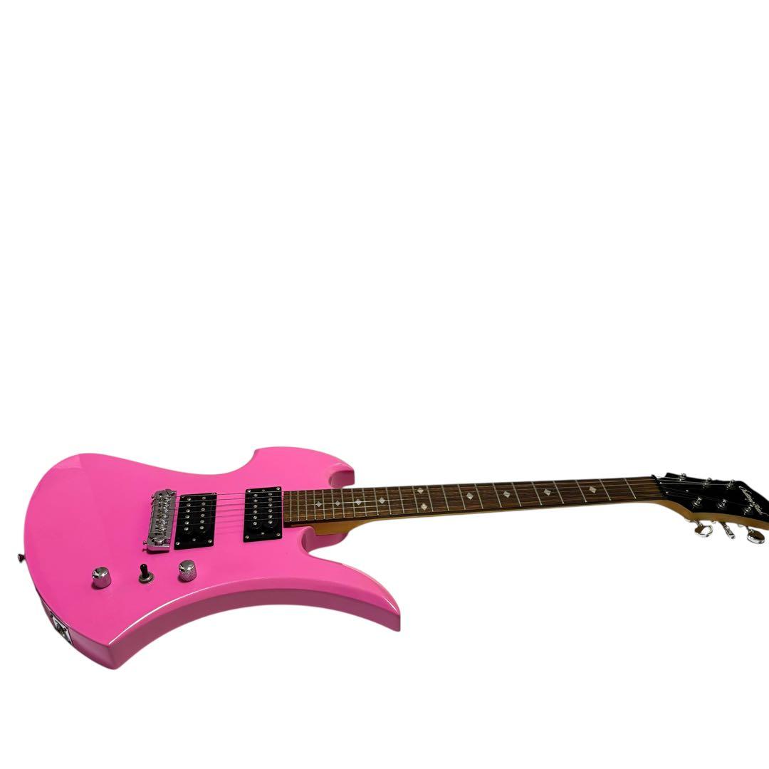 【良品】Chatting Bird エレキギター モッキンバードタイプ ピンク