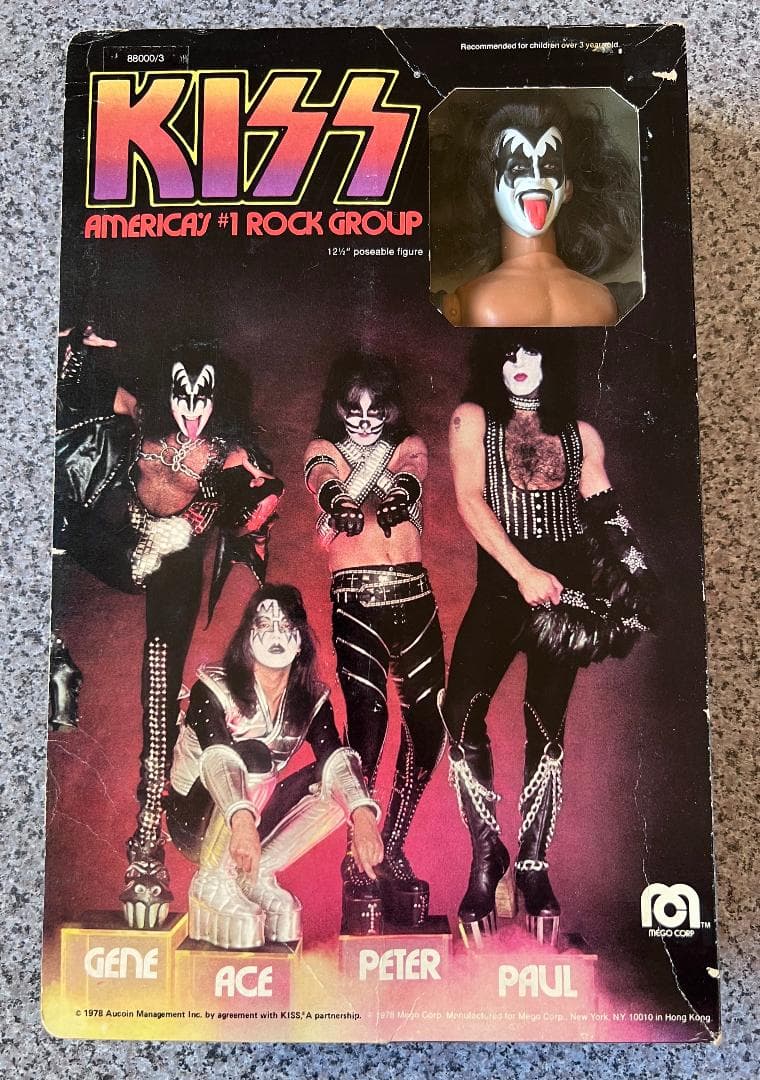 ヴィンテージ  1977 / 1978  メゴ  KISS コンプリートセット