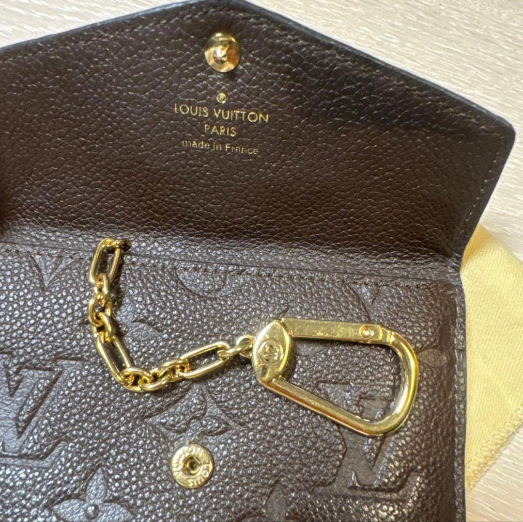 ルイヴィトン LVポシェット クレ アンプラント ブラウン 小銭入れ