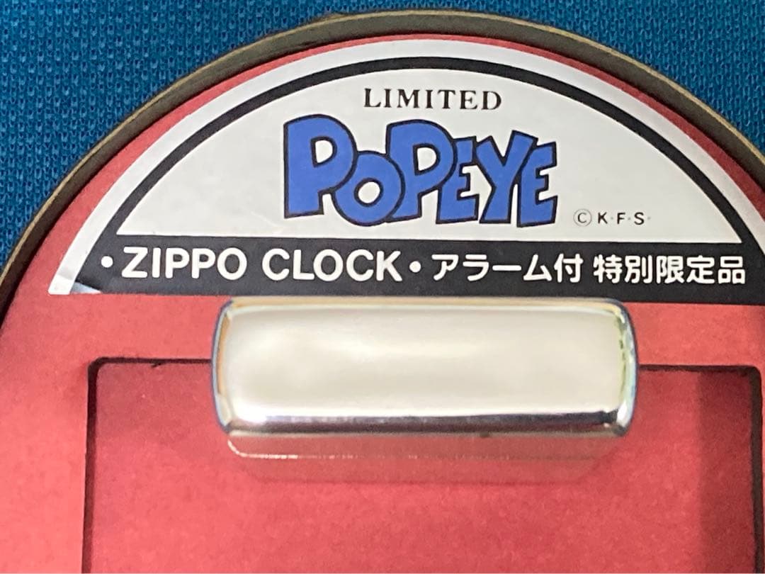 zippo ポパイ 時計　稼働中 。分解掃除済み
