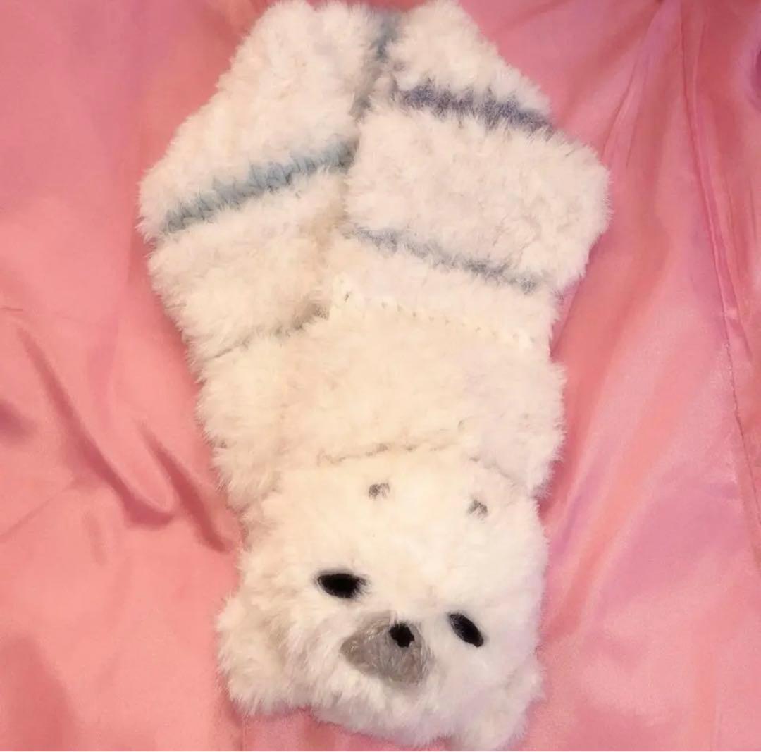 あざらし　マフラー　再販