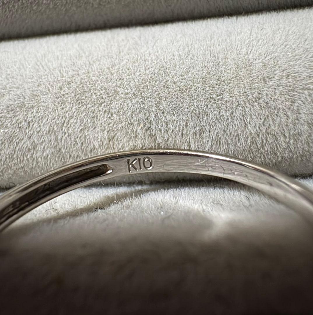 k10 リング WG ホワイトゴールド　値下げ中